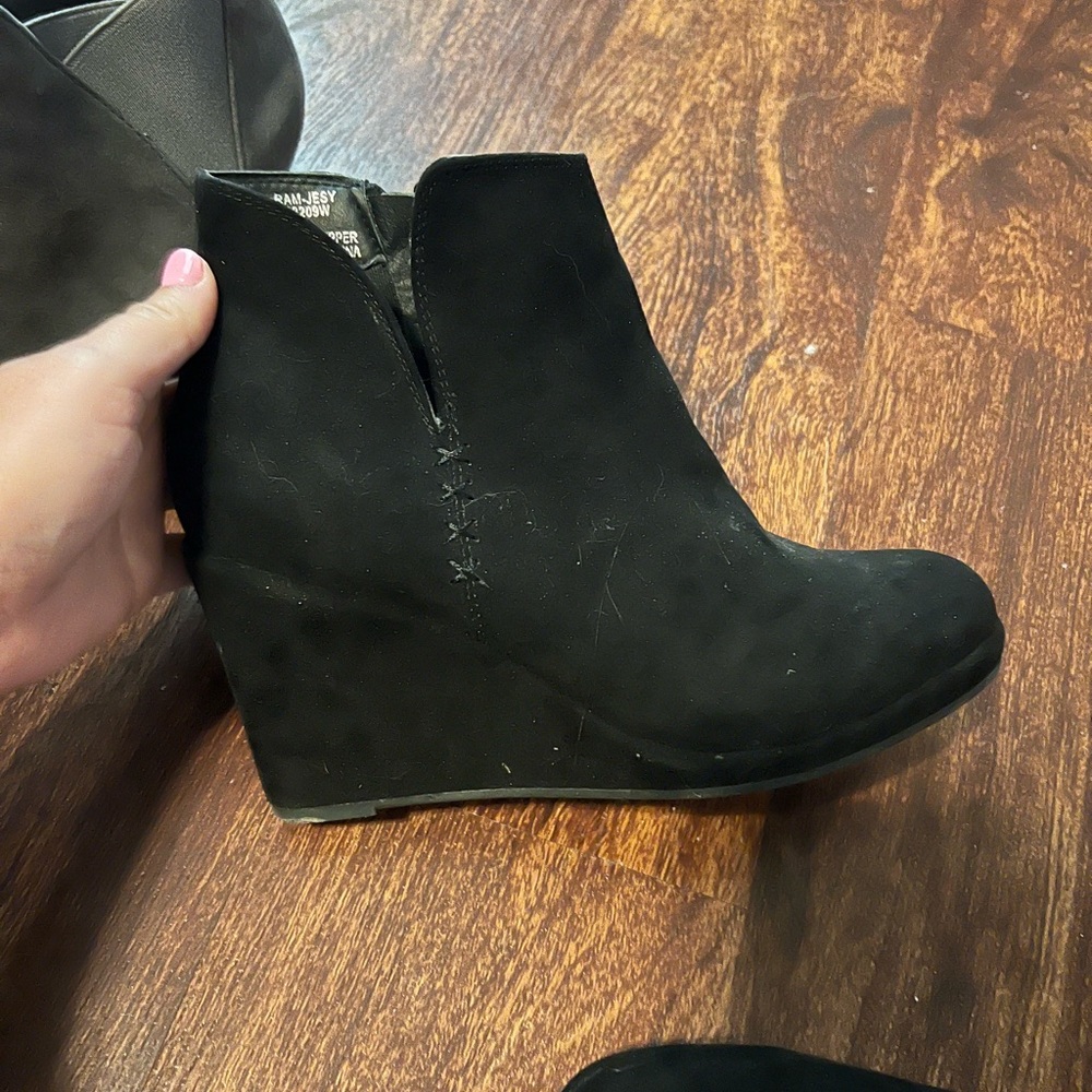 Black booties